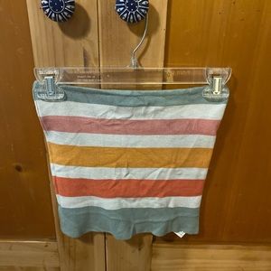 Women’s Pastel Striped Tube Top